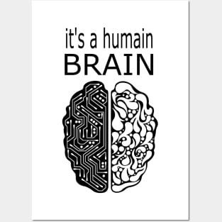 its a humain brain Posters and Art